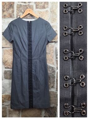 Joseph Steff Wool Stretch Sheath Dress